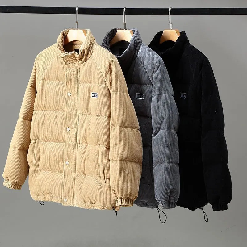Luxuriöse Gepolsterte Cordjacke – Für einen trendigen und warmen Winterlook