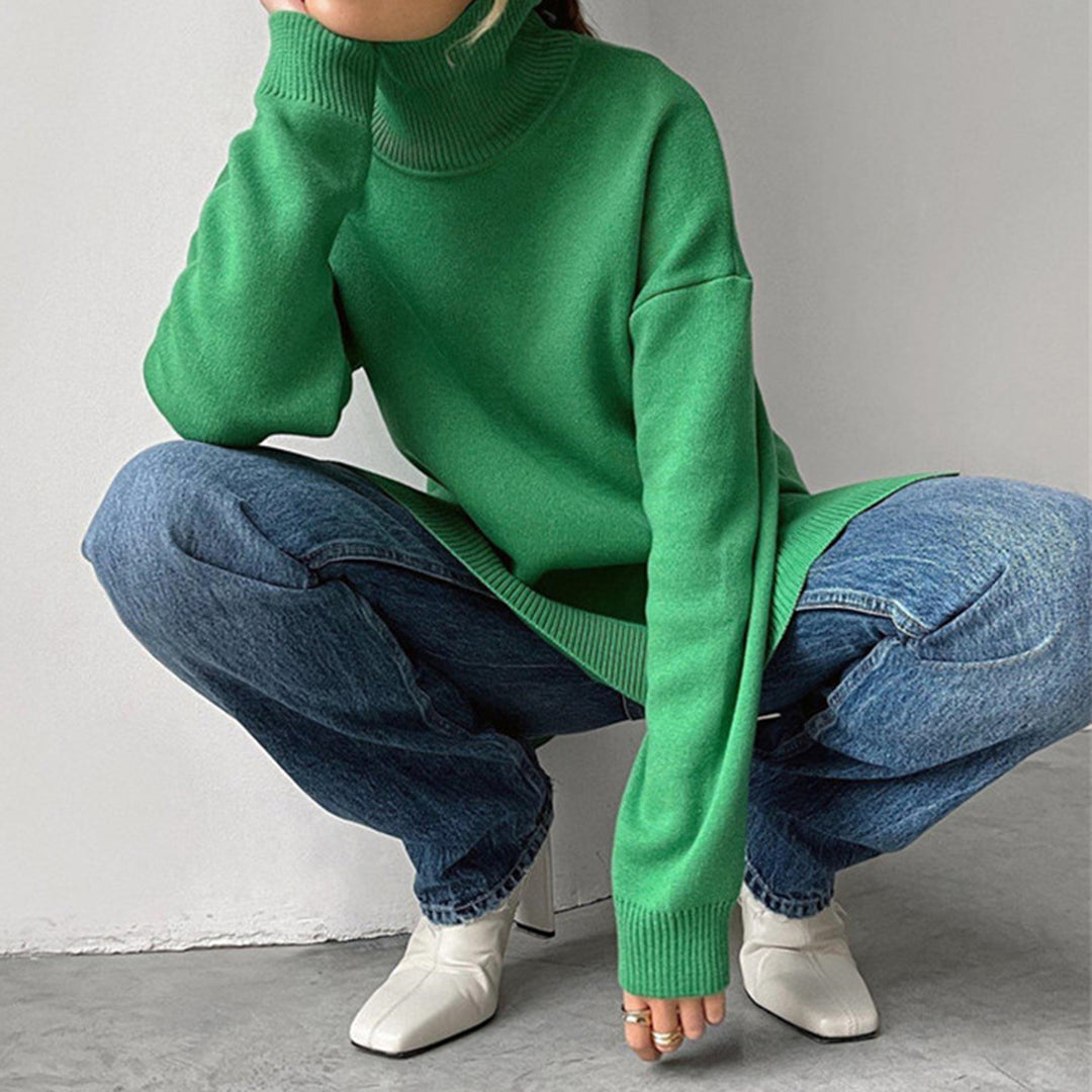 Luna – Eleganter Pullover mit Seitenschlitzen