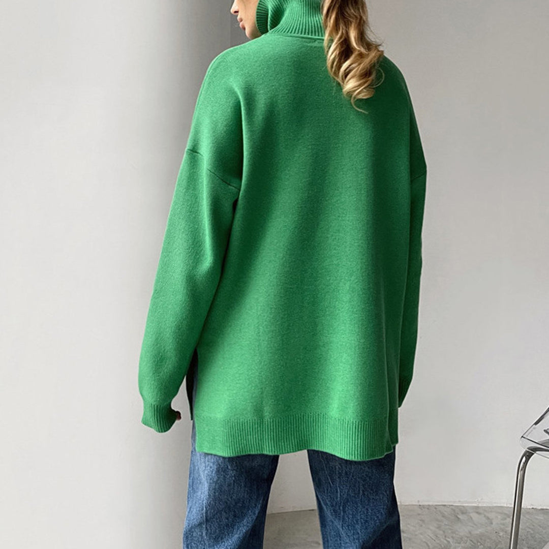 Luna – Eleganter Pullover mit Seitenschlitzen