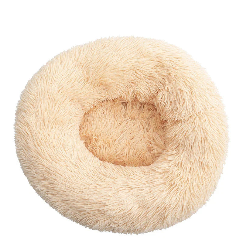 SnuggleNest Donut Bett – Weich und Beruhigend für Katzen und Hunde