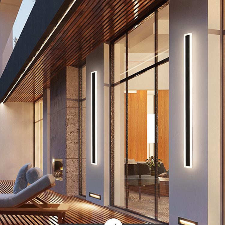 LumiLine Außenlampe – Minimalistisches Design mit Warmem Licht