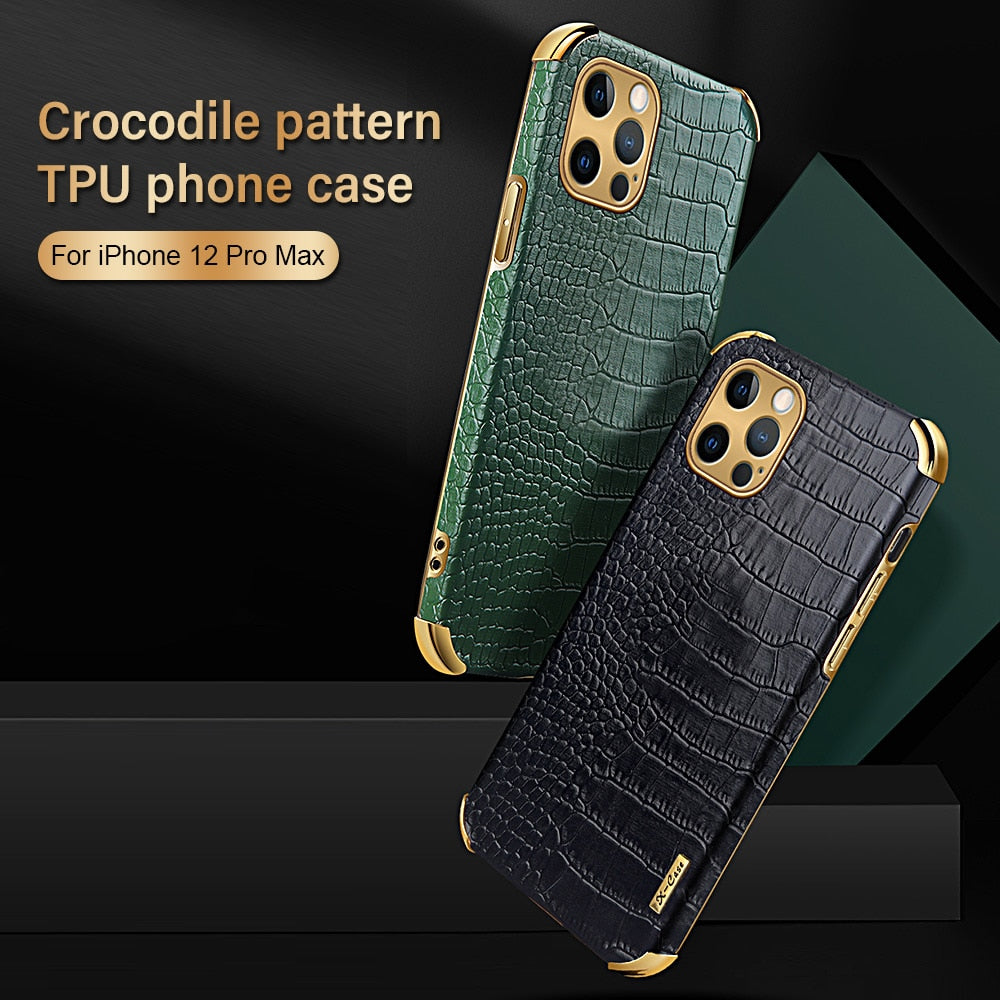 iPhone Lederhülle Krokodil – Luxus & Schutz