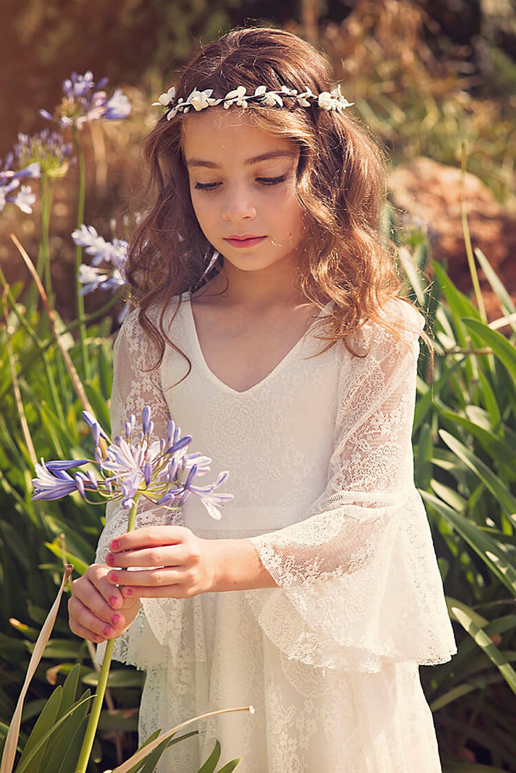 Sofia Kommunion Kleid – Bohemian und Zeitlos