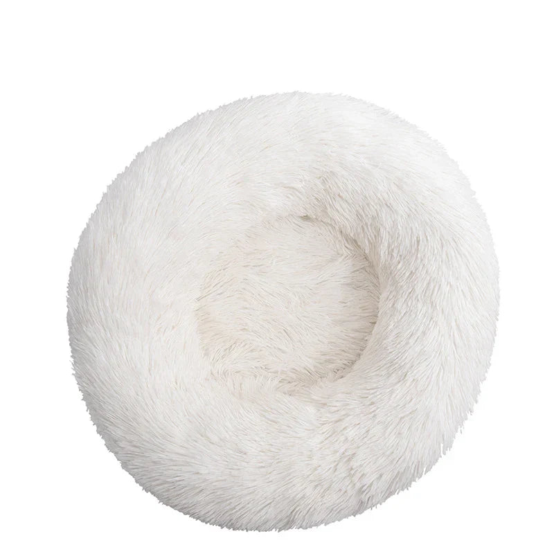 SnuggleNest Donut Bett – Weich und Beruhigend für Katzen und Hunde