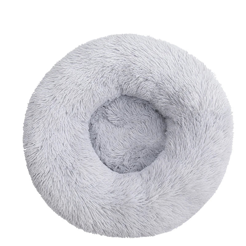 SnuggleNest Donut Bett – Weich und Beruhigend für Katzen und Hunde