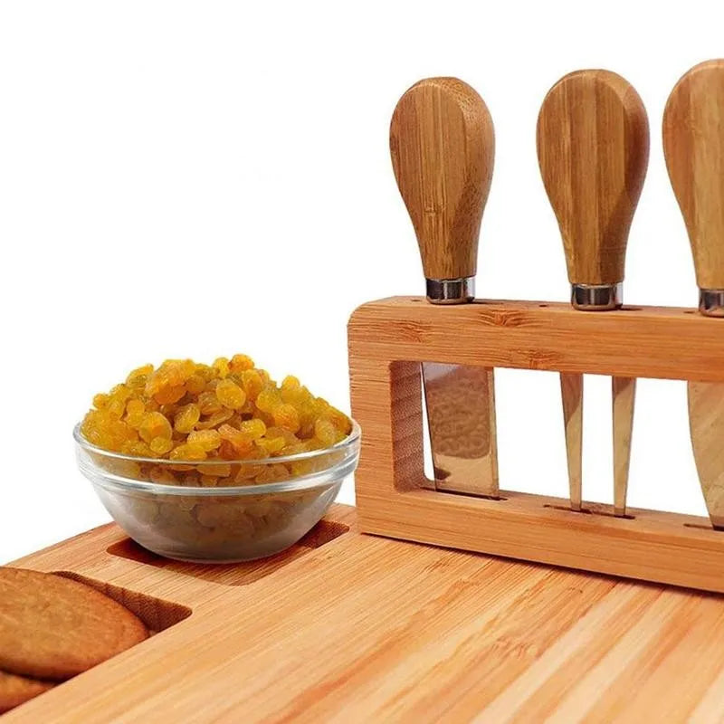 BambooServe Käsebrett Set – Stilvoll und Funktional Genießen