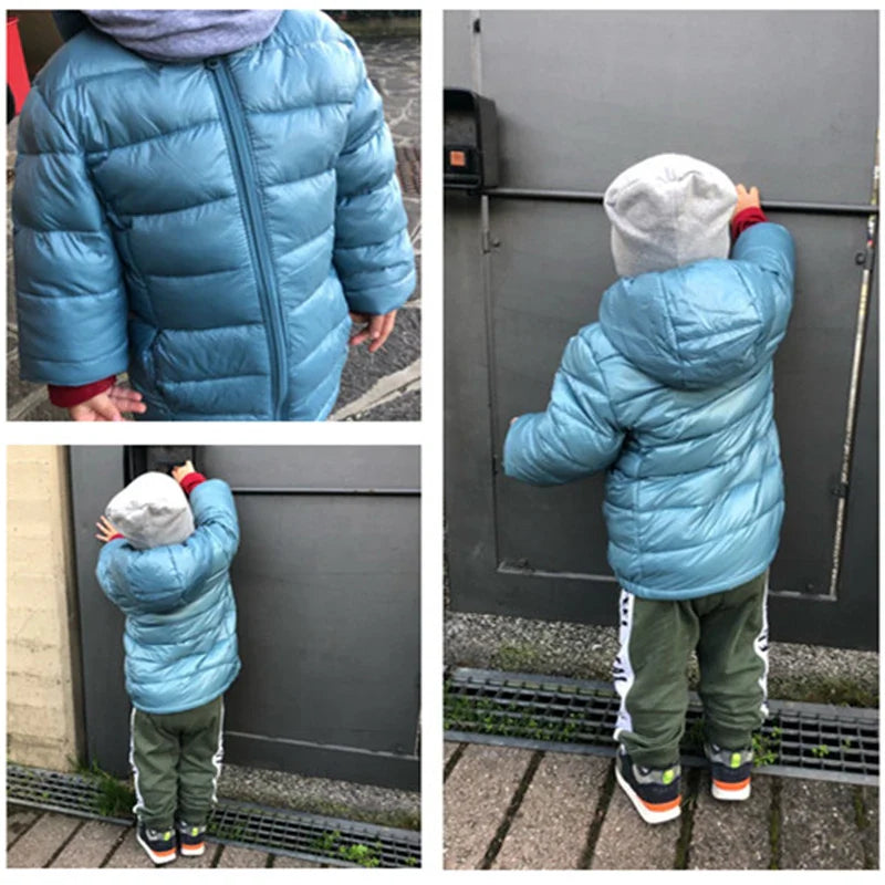 Luca Leichte Daunenjacke für Kinder – Warm und Lässig für Herbst und Winter