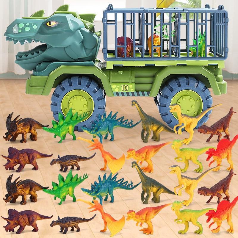 Dinosaurier-Transporter Set