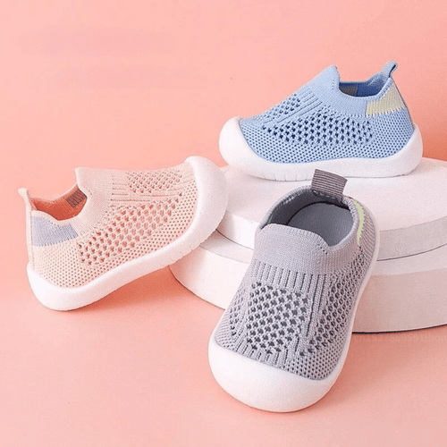 Atmungsaktive Babyschuhe mit flexibler Sohle