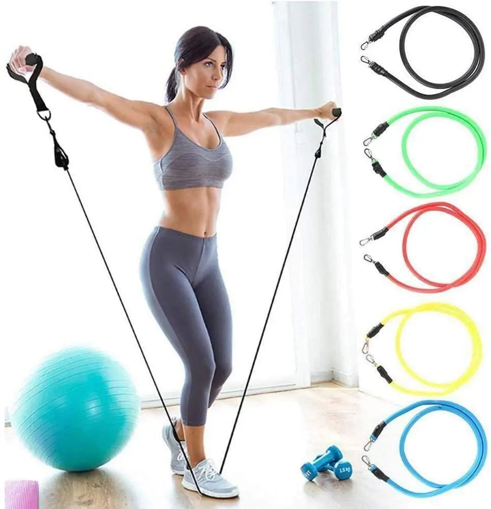 PowerFlex Widerstandsbänder Set – Für Krafttraining und Flexibilität