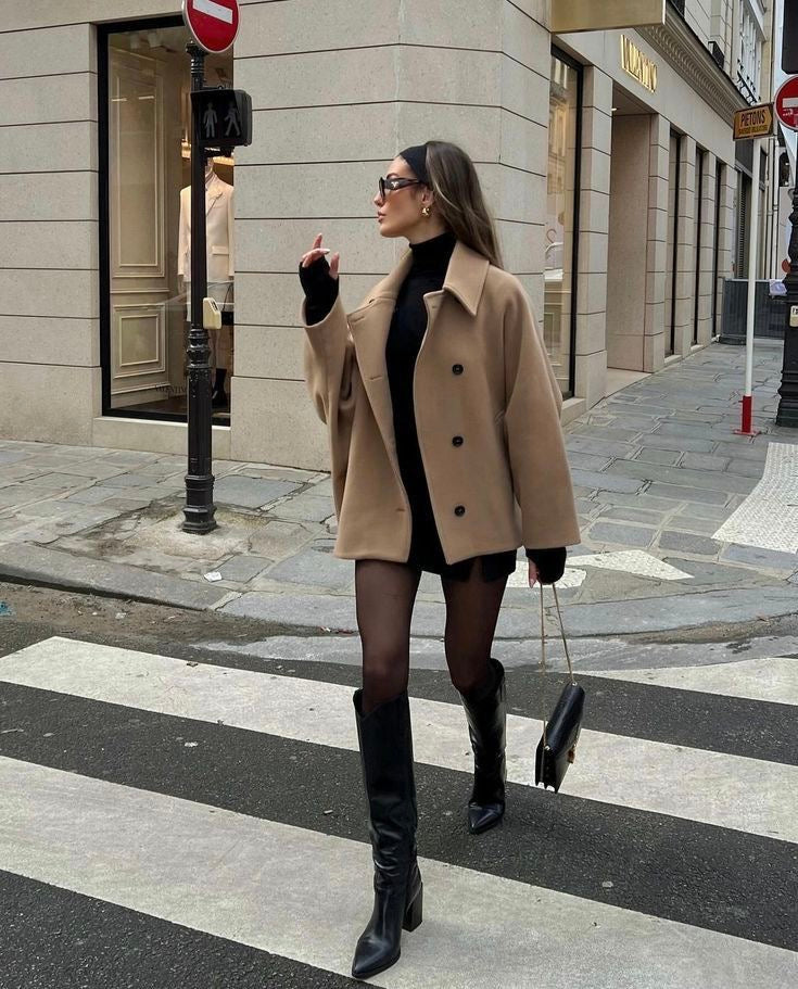 Moderne ChicJacke - Elegante Oversized Jacke für stilvolle Tage