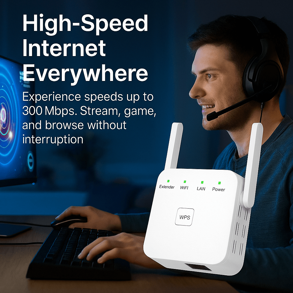 SpeedWave WiFi Verstärker – Superschnelles Internet in jedem Raum