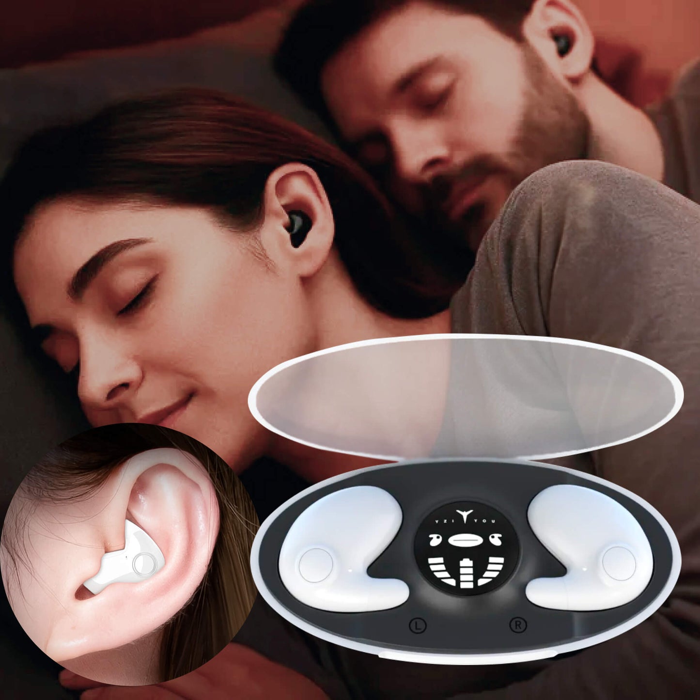 DreamBeats Schlaf-Ohrstöpsel – Unsichtbarer Komfort mit Noise Cancelling