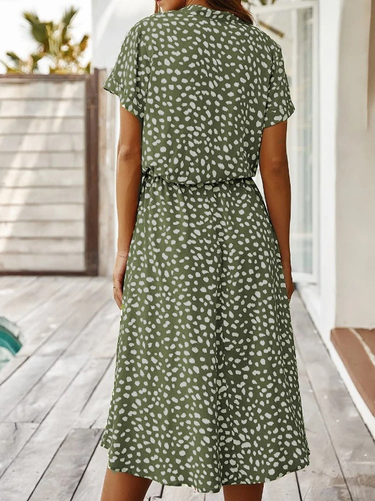 Daniella Midi Kleid – Elegant und Leicht für Sonnige Momente