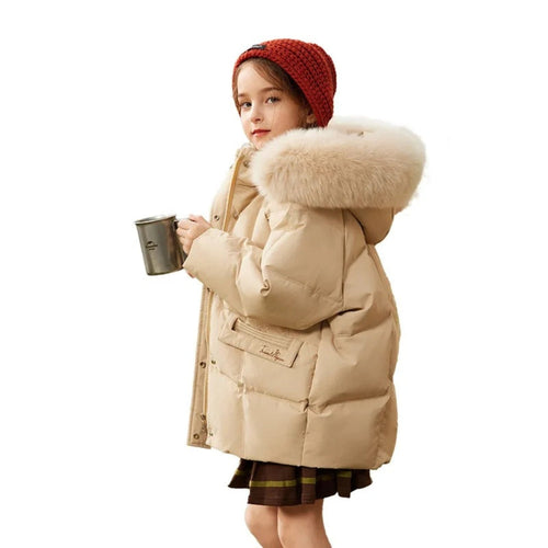 Kinder Winterjacke mit Daunen – Warm, Leicht und Bequem