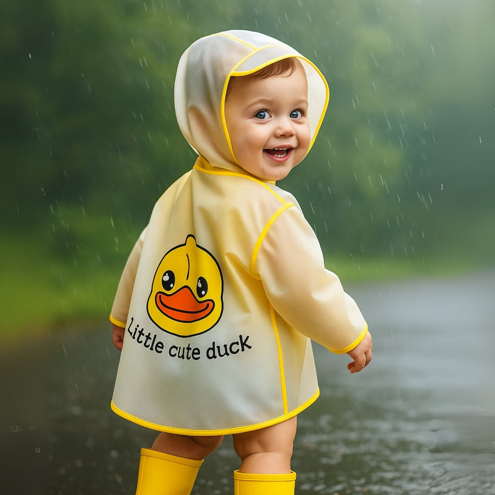 Magischer Kinder-Regenmantel – Schützend und Verspielt im Regen
