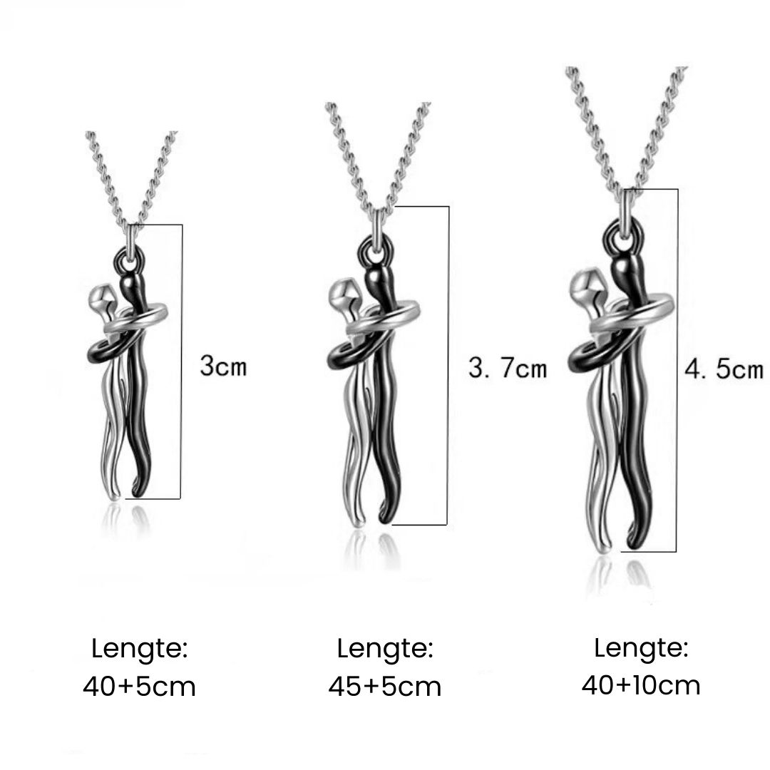 Collier mit Umarmender Anhänger – Zeitloses Symbol der Liebe