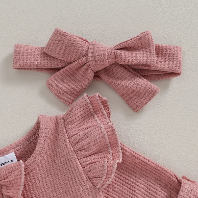 Sofie Rüschen Babysprungkombi – Weicher Jumpsuit mit Verspielten Details