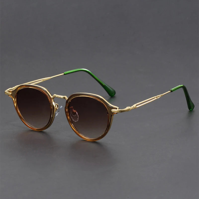 Vintage Runde Sonnenbrille für Herren – Stilvoll und Schützend