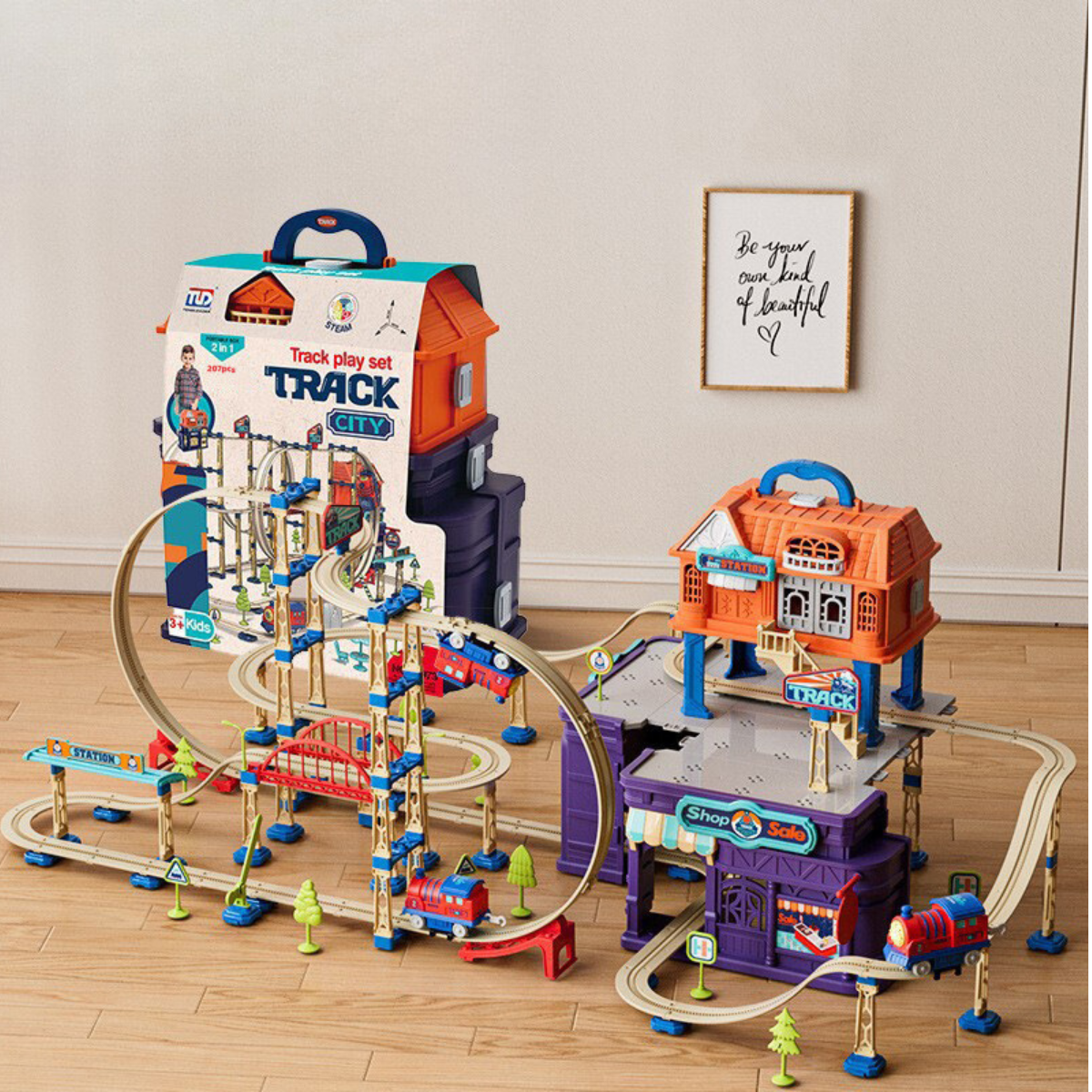 Abenteuerliche Eisenbahn Spielset – Endloser Bau- und Spielspaß für Kinder