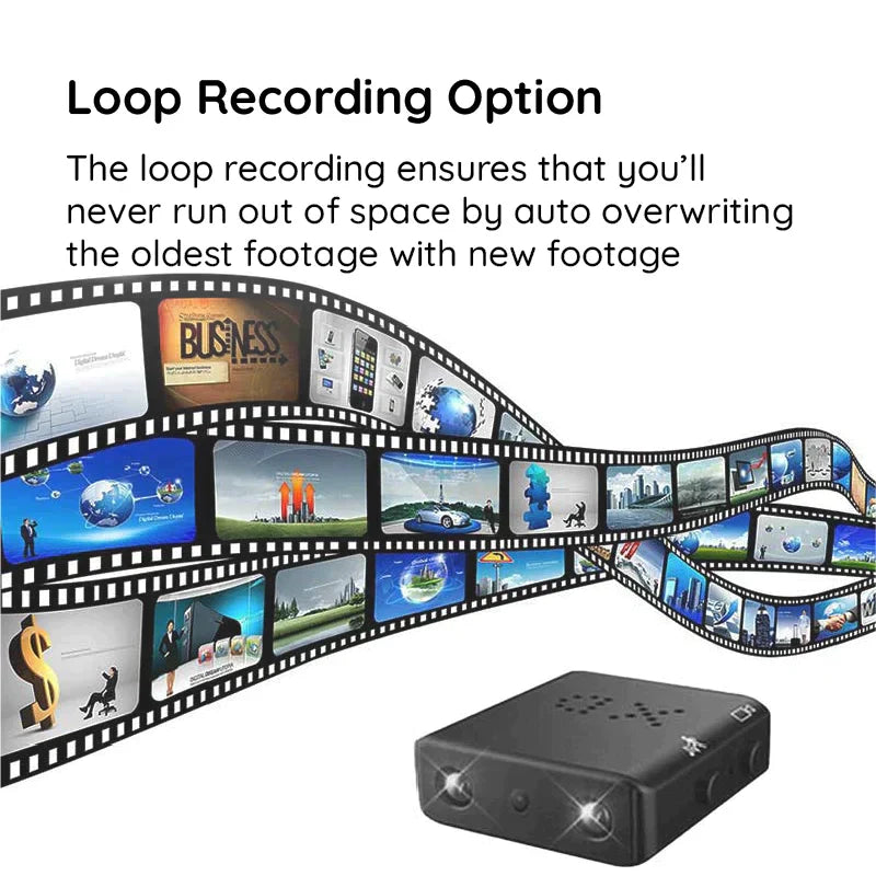Mini HD Videokamera – Tragbar und Diskret mit Audioaufnahme
