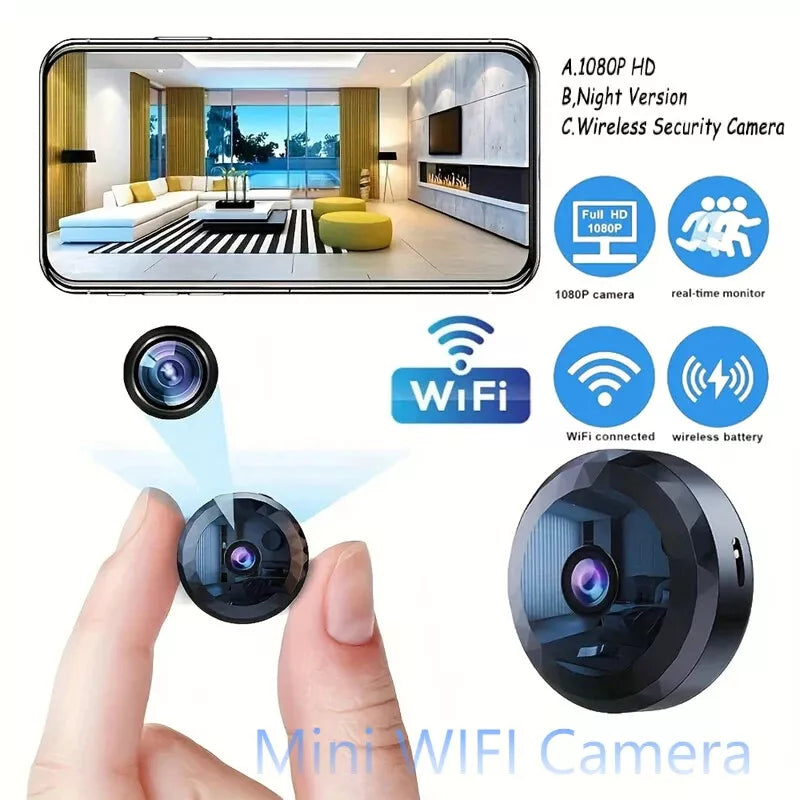 Magnetische Mini-WiFi-Kamera – Diskret und Zuverlässig für Tag und Nacht