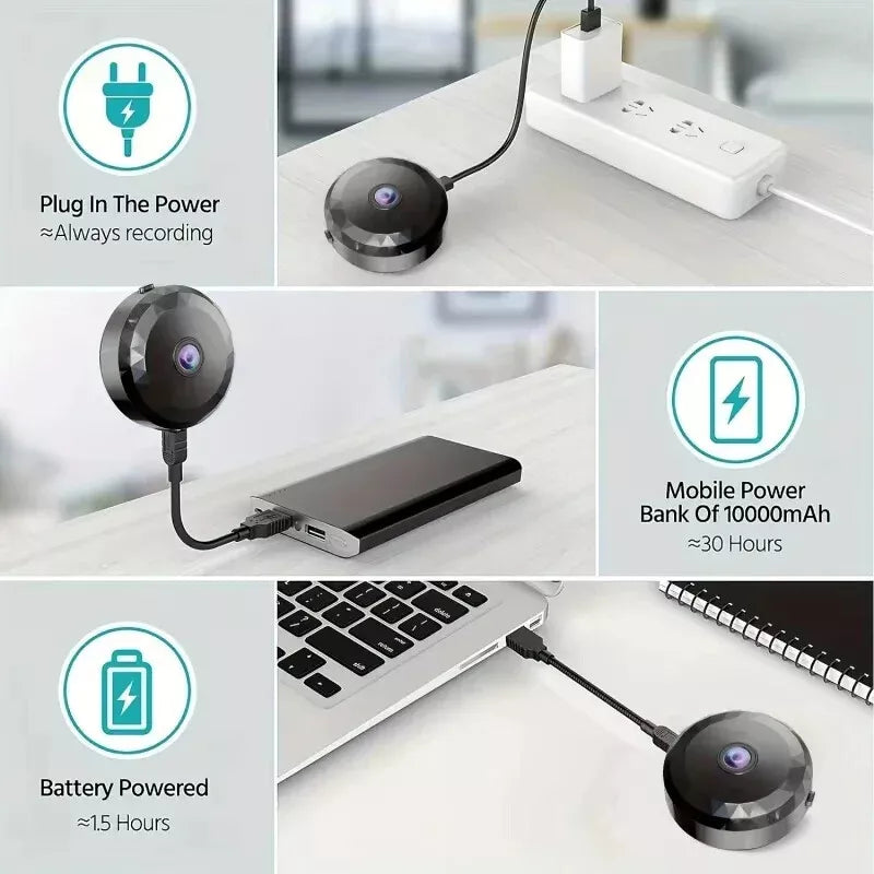 Magnetische Mini-WiFi-Kamera – Diskret und Zuverlässig für Tag und Nacht