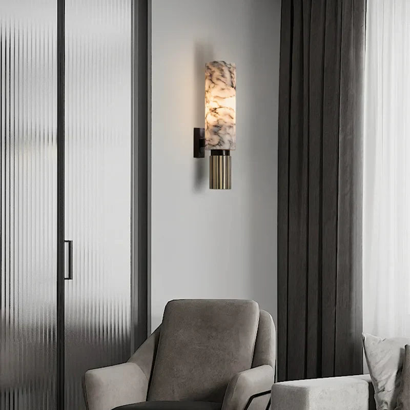 Wandleuchte mit Marmorlook – Stilvolles und Atmosphärisches Design
