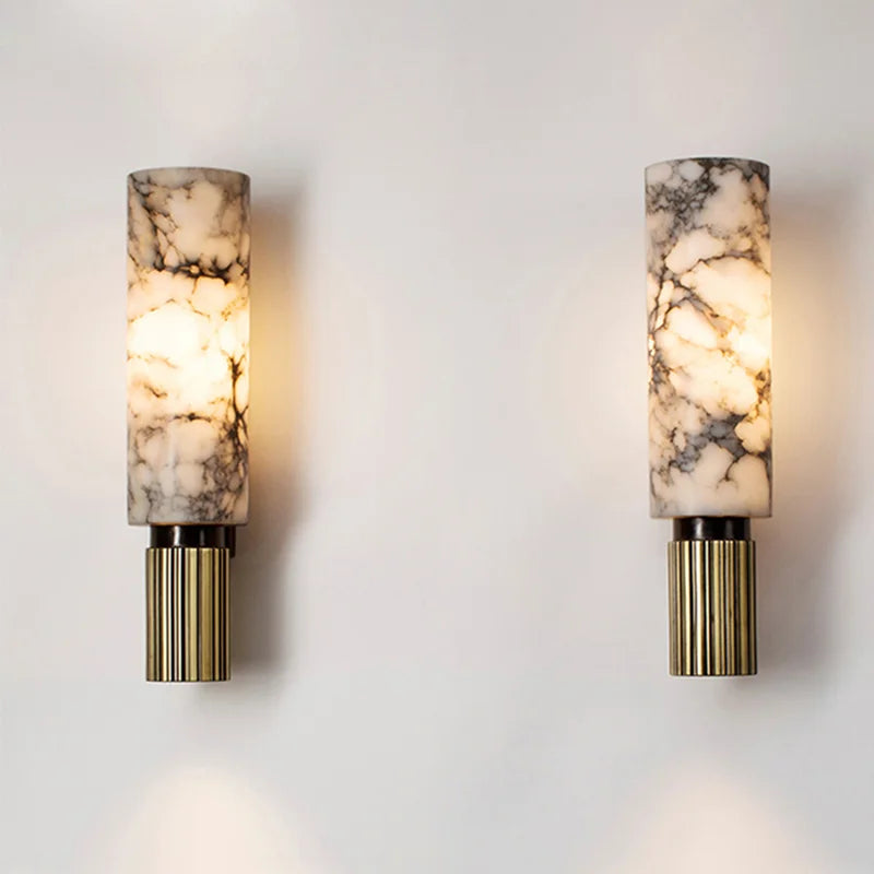 Wandleuchte mit Marmorlook – Stilvolles und Atmosphärisches Design