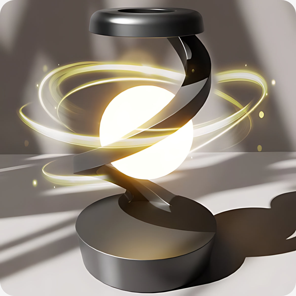 LumaSpiral Atmosphärenlampe – Modernes Design mit Warmer Ausstrahlung