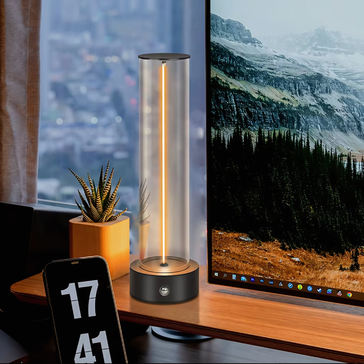 Minimalistische Stehlampe – 3 Dimmbare Lichtstufen