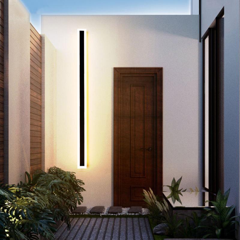 LumiLine Außenlampe – Minimalistisches Design mit Warmem Licht
