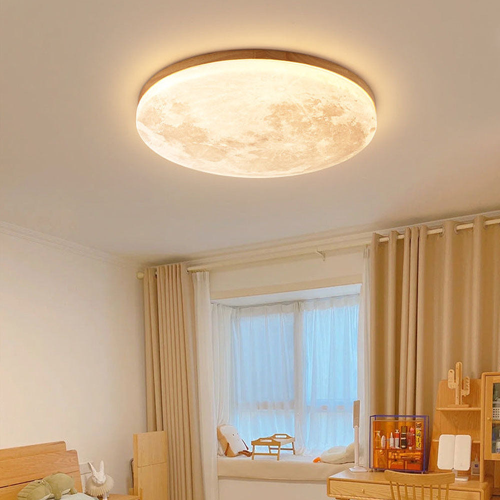 LunarGlow Deckenlampe – Beruhigendes Mondlicht für jedes Interieur