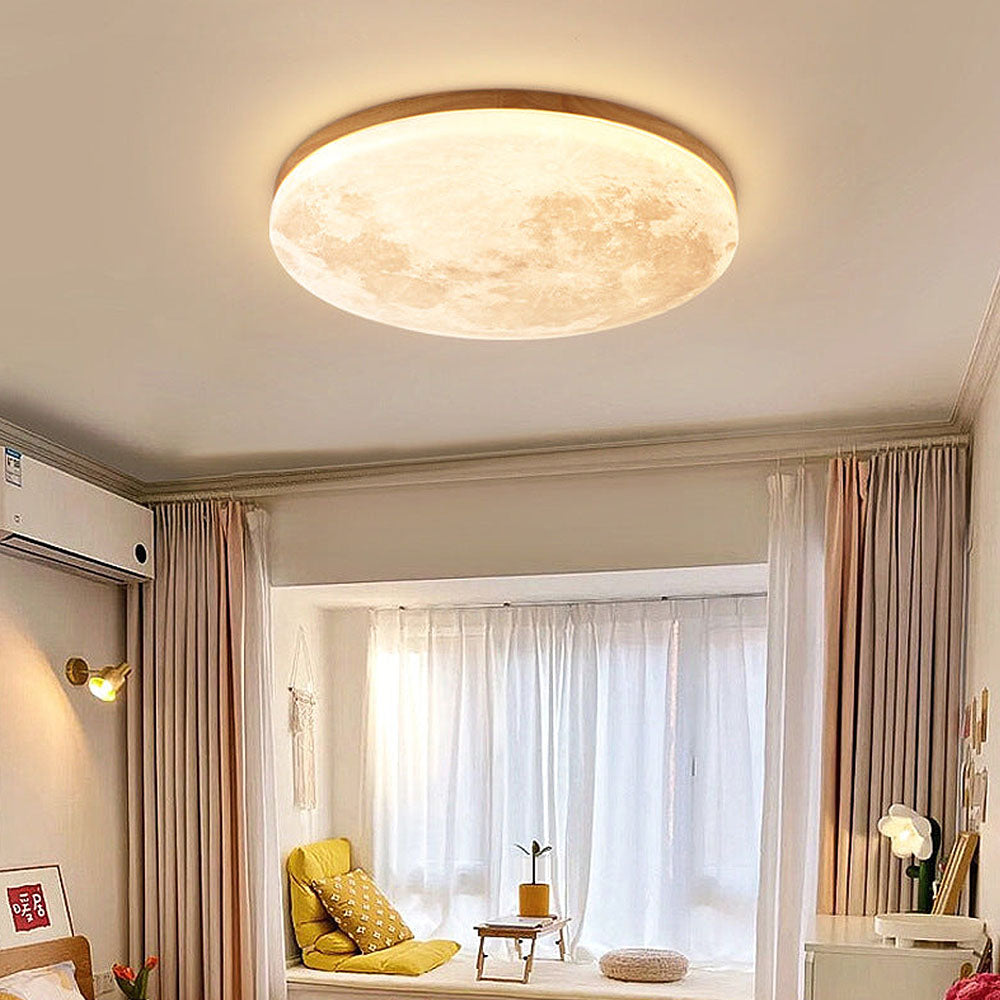 LunarGlow Deckenlampe – Beruhigendes Mondlicht für jedes Interieur
