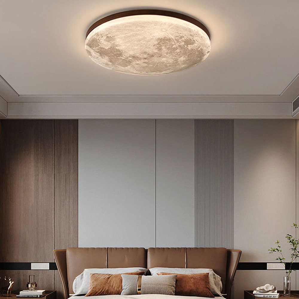 LunarGlow Deckenlampe – Beruhigendes Mondlicht für jedes Interieur
