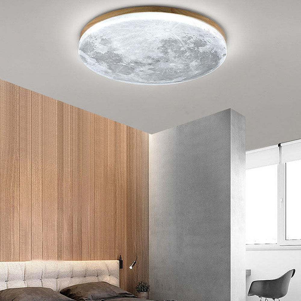 LunarGlow Deckenlampe – Beruhigendes Mondlicht für jedes Interieur