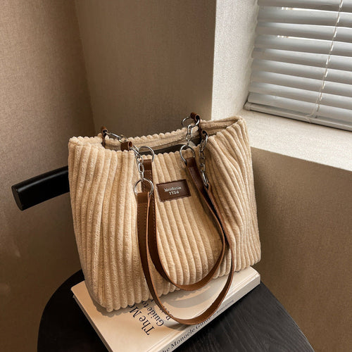 Mia Stilvolle Cord-Tasche – Luxus und Praktisch für Jeden Tag