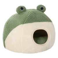 Grüner Frosch Rundes Nest