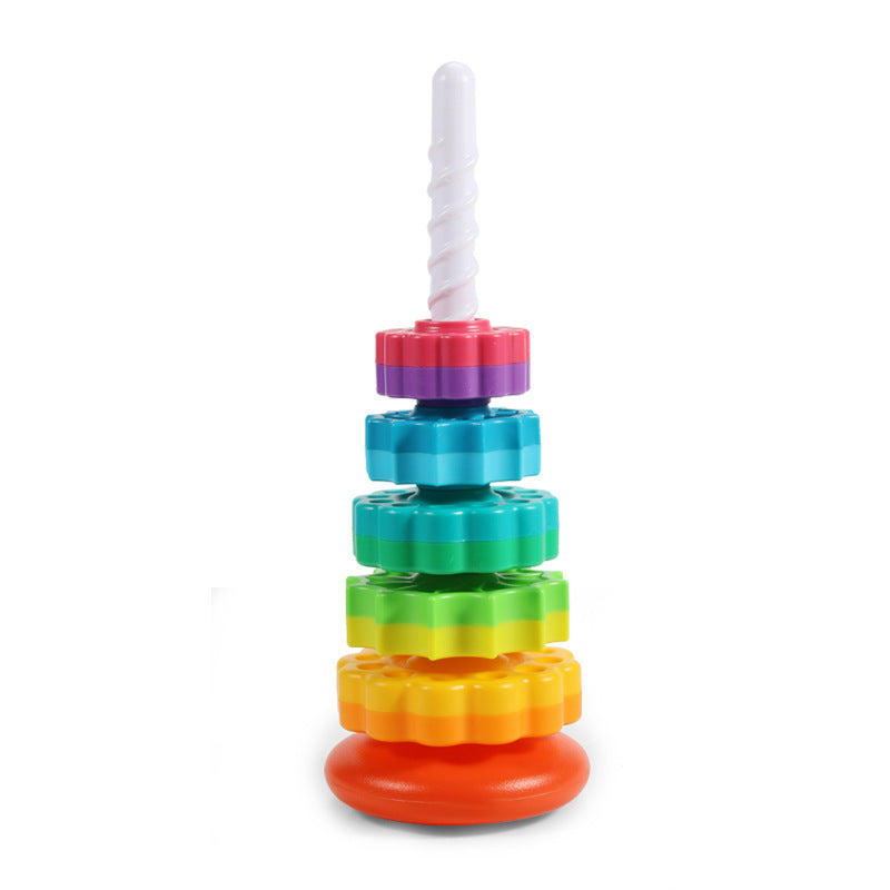 Twist & Stapel Spielturm – Lernspiel Stapelspaß für Kleinkinder