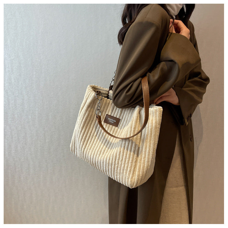Mia Stilvolle Cord-Tasche – Luxus und Praktisch für Jeden Tag