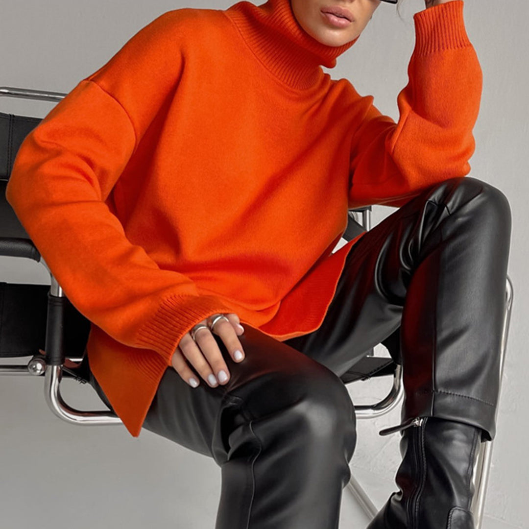 Luna – Eleganter Pullover mit Seitenschlitzen