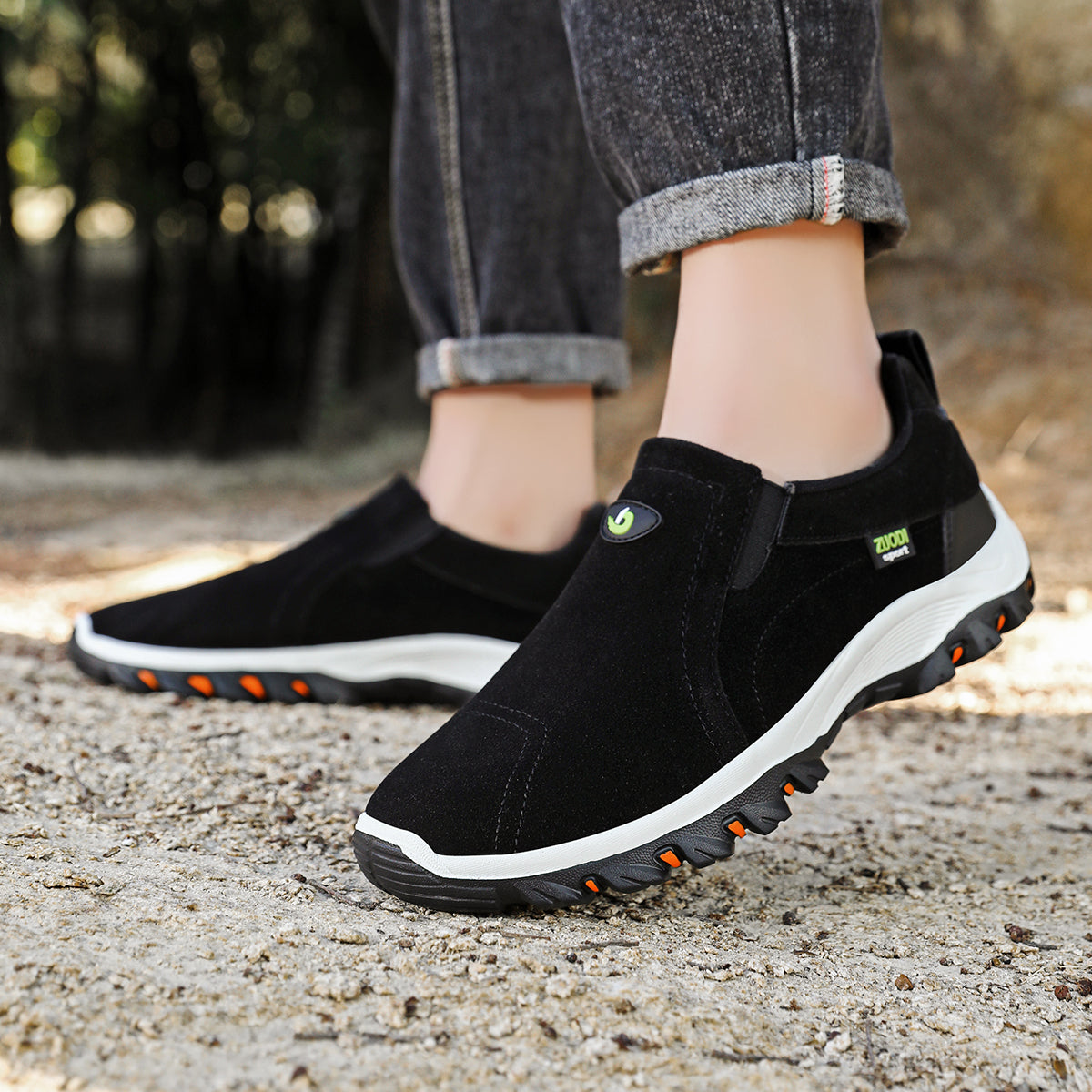 OrthoFlex Wildleder Orthopädische Schuhe – Langlebiger Komfort für Männer