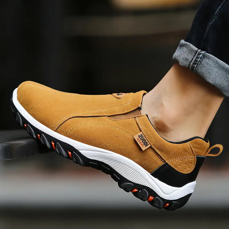 OrthoFlex Wildleder Orthopädische Schuhe – Langlebiger Komfort für Männer