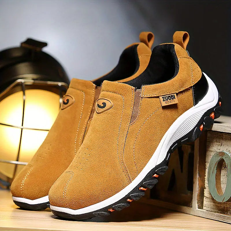 OrthoFlex Wildleder Orthopädische Schuhe – Langlebiger Komfort für Männer