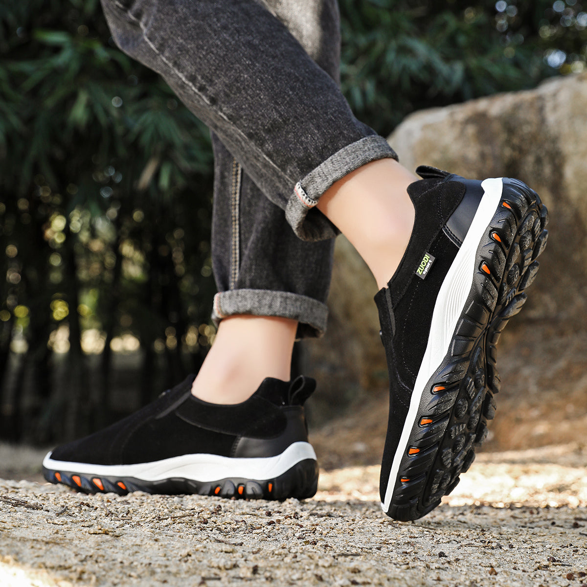 OrthoFlex Wildleder Orthopädische Schuhe – Langlebiger Komfort für Männer