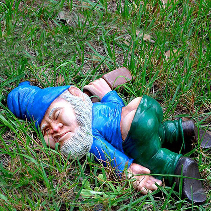 Lazy Larry Gartenzwerg – Der Schlafkopf im Garten