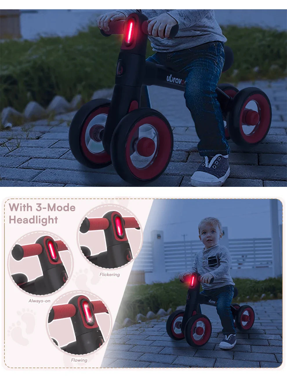 Niedliches Balancierfahrrad für Babys – Für Spaß und Entwicklung