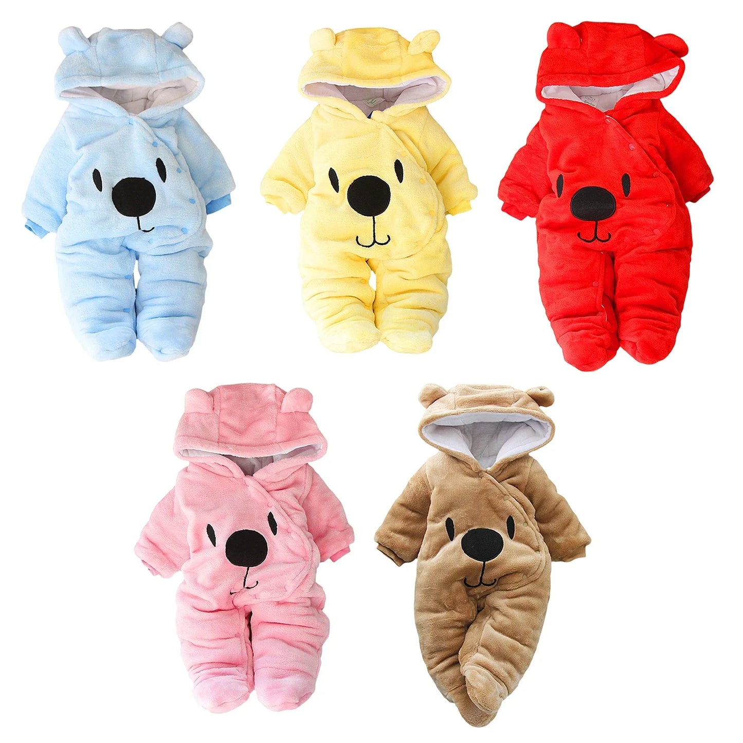 Bärenkuschel Overall – Warme und Niedliche Babybekleidung