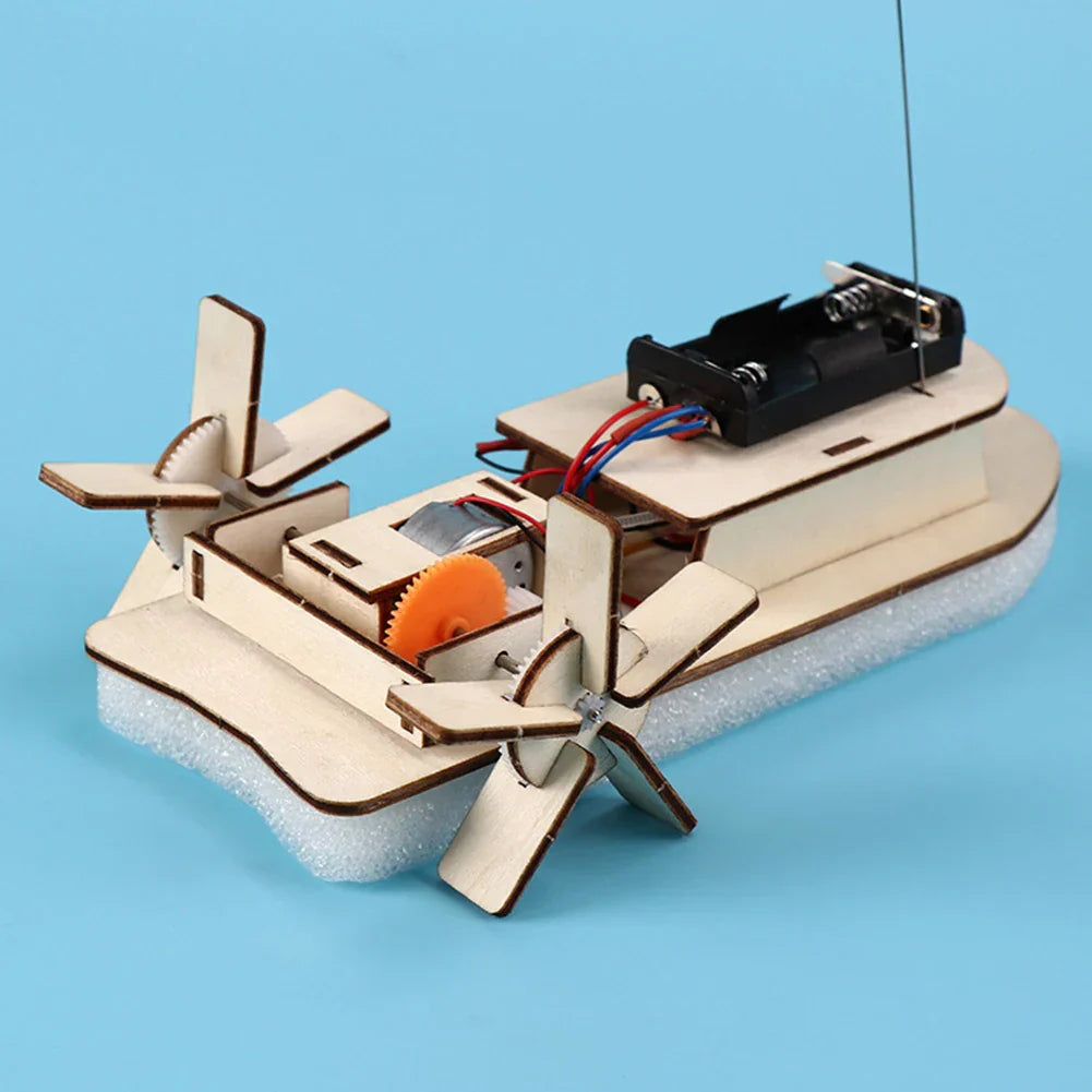 Bildungs Holz DIY Boot – Baue dein eigenes elektrisches Spielboot
