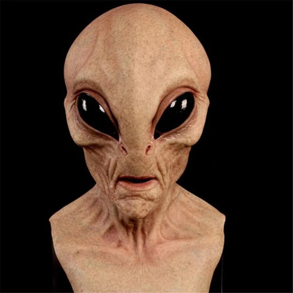 Außerirdisches Alien-Maske – Gruseliges Kostümzubehör für Halloween